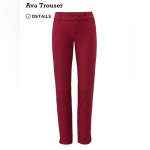 CAbi Ava slim fit, ankle-length Ponte trousers size 10